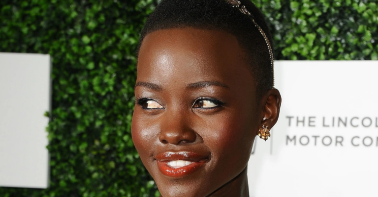 Lupita Nyong’o discussing her Mexican roots and Spanish language journey during an interview