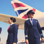 British Airways cabin crew standing beside aircraft at Heathrow Airport in 2026