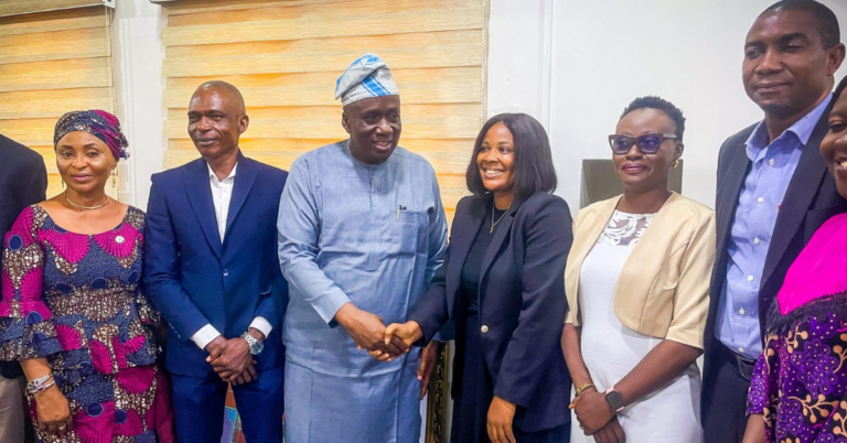 Representatives of AEBS 2026 meeting with Lagos State Ministry officials after securing official endorsement for the African Entrepreneurship & Business Summit focused on entrepreneurship, innovation, investment, and economic growth in Africa.