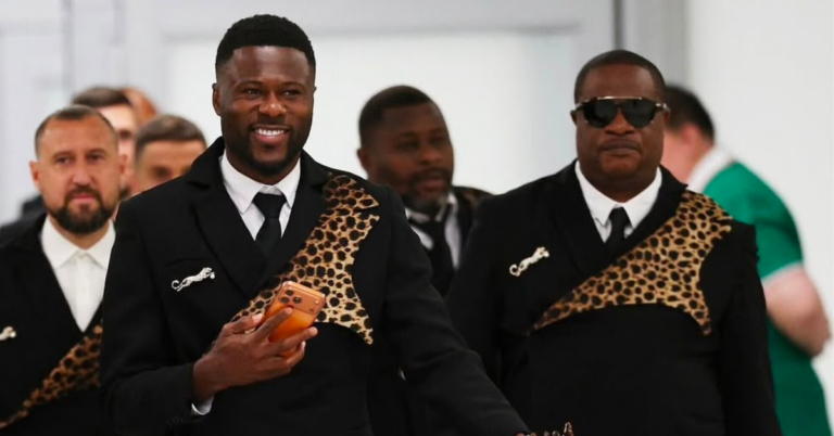 DR Congo Leopards players arrive in Houston wearing leopard-inspired outfits ahead of FIFA World Cup 2026