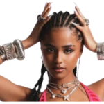 South African singer Tyla performing on stage during an international concert after Lagos was removed from her APOP World Tour schedule.