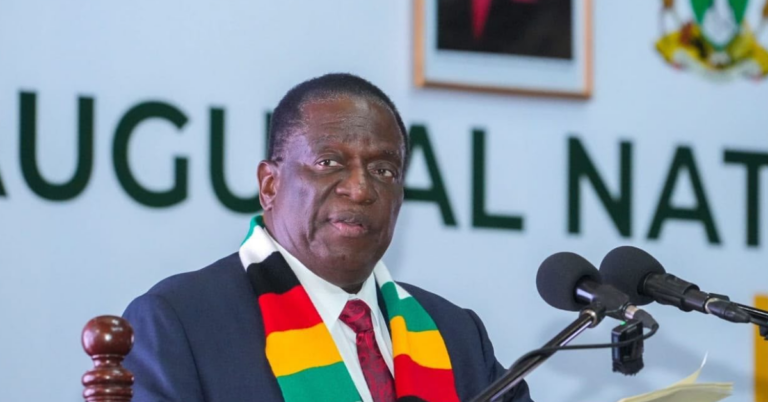 President Emmerson Mnangagwa addressing delegates at the 2026 Zimbabwe Industrialisation Conference and Expo.
