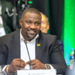 John Dumelo speaking about rice production and food security in West Africa