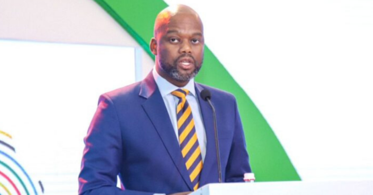 Wamkele Mene speaking about free movement and African economic integration